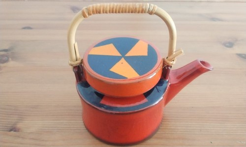 Melitta keramik teekanne - keramik, rot
